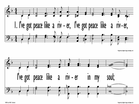 I've Got Peace Like a River Hymnary